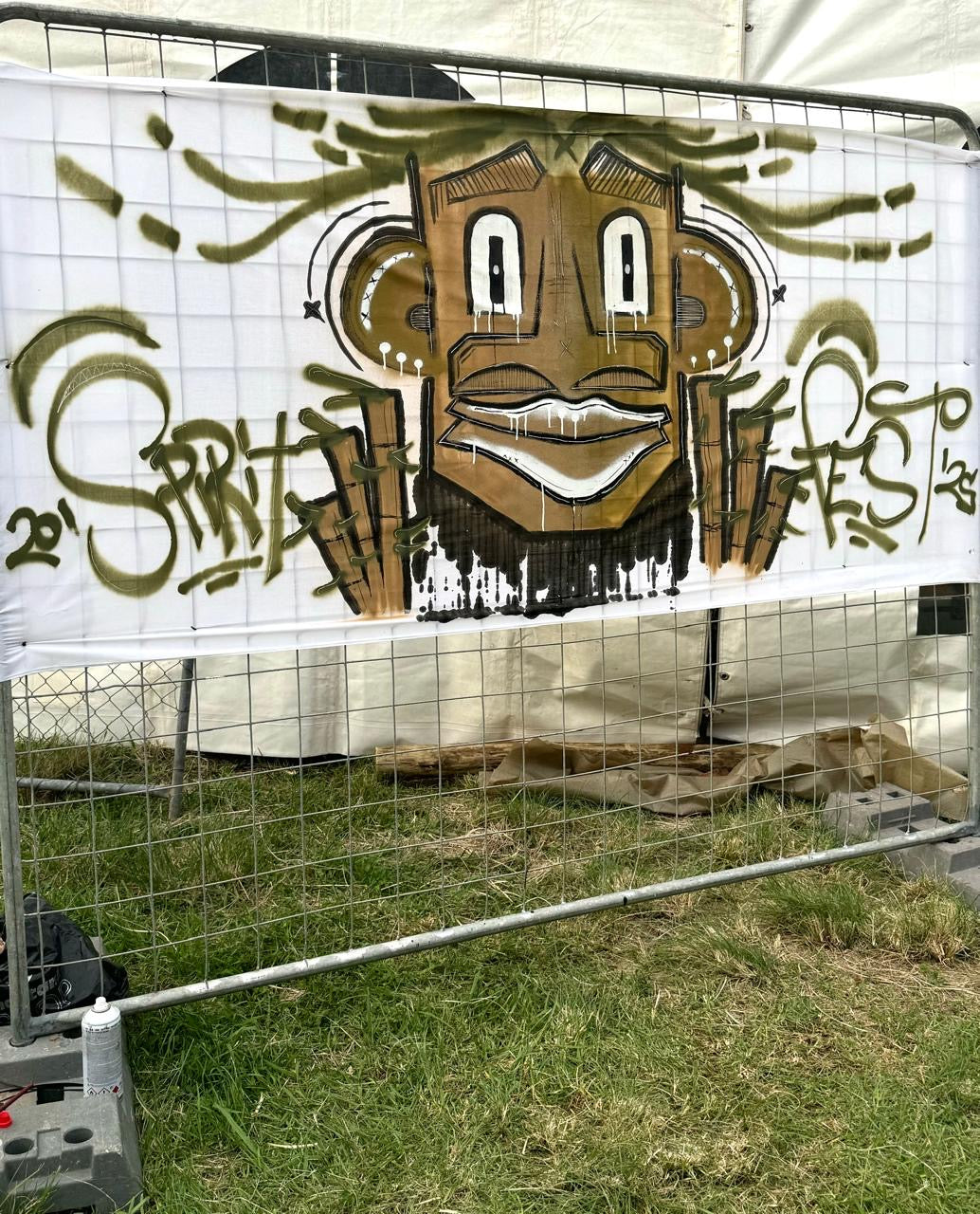 Spiritfest 2025 Live Art Canvas