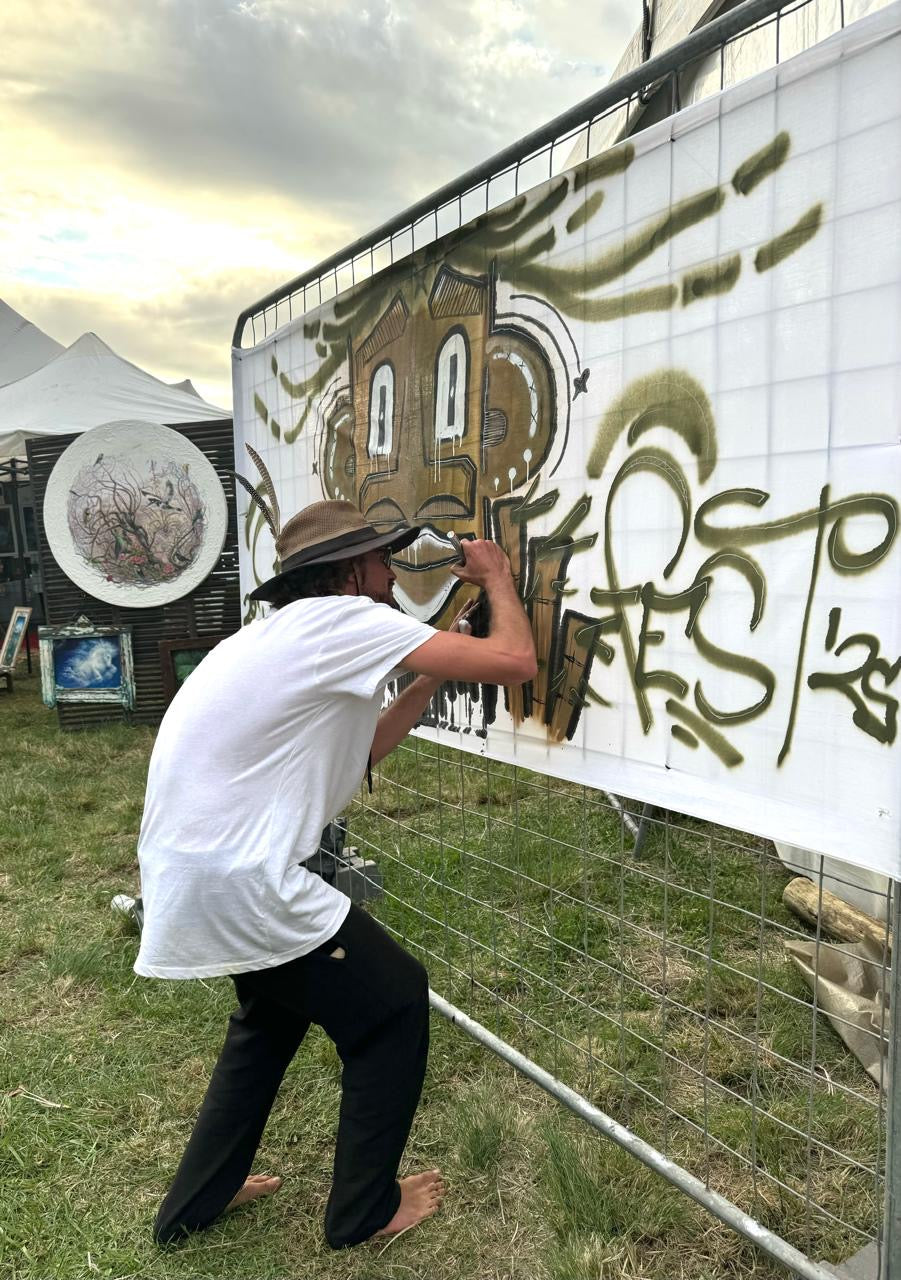 Spiritfest 2025 Live Art Canvas