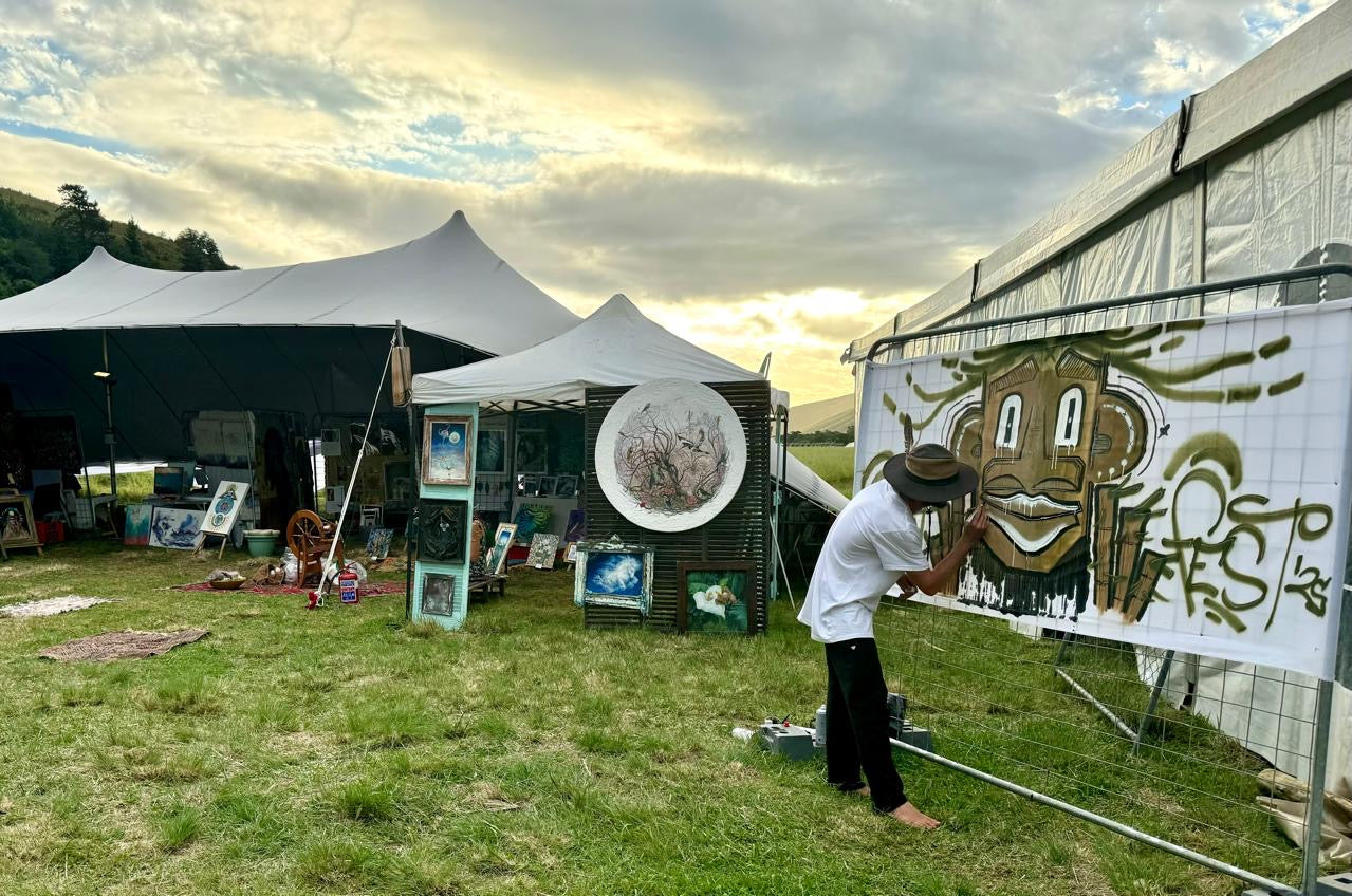 Spiritfest 2025 Live Art Canvas