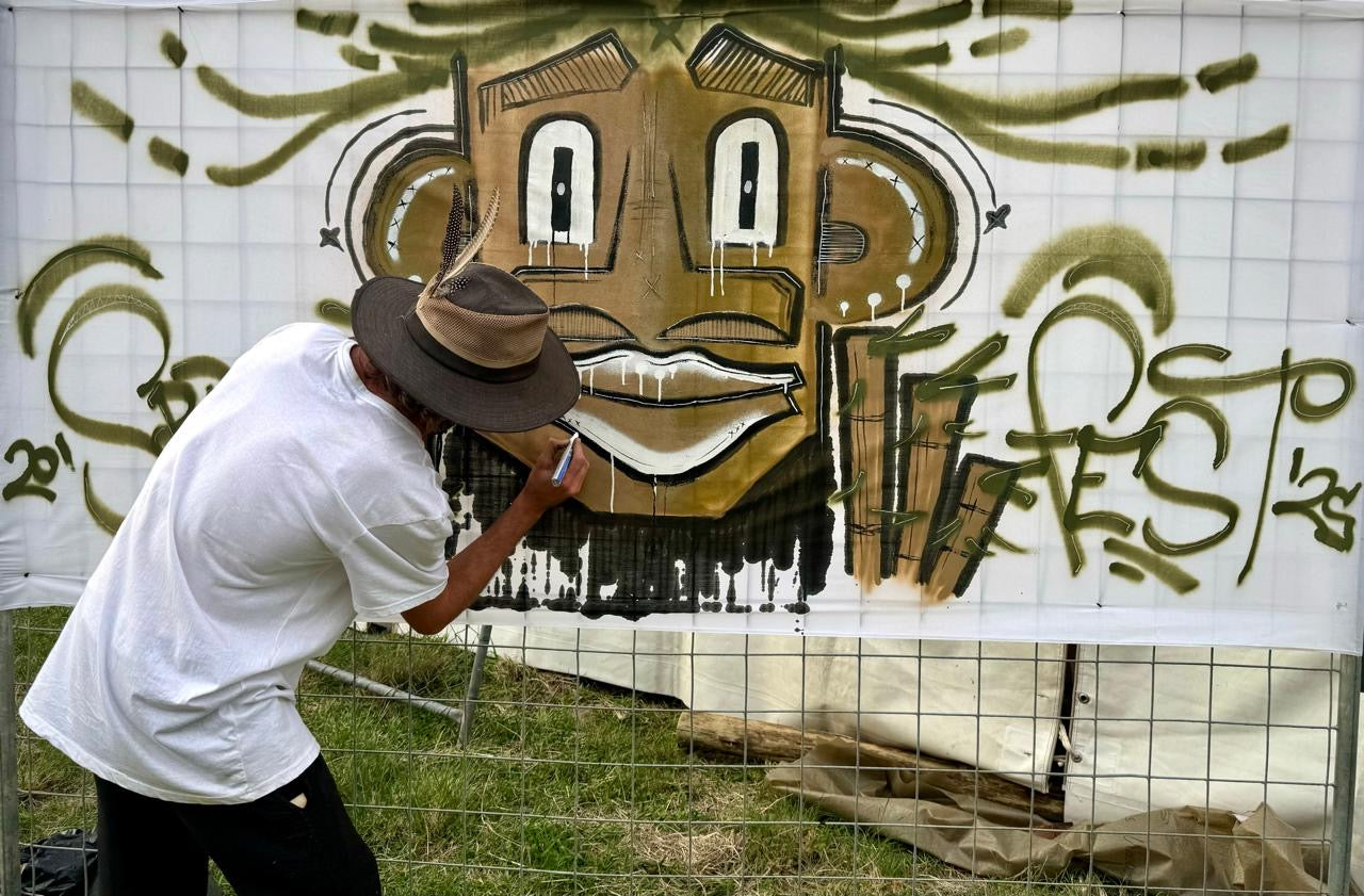 Spiritfest 2025 Live Art Canvas